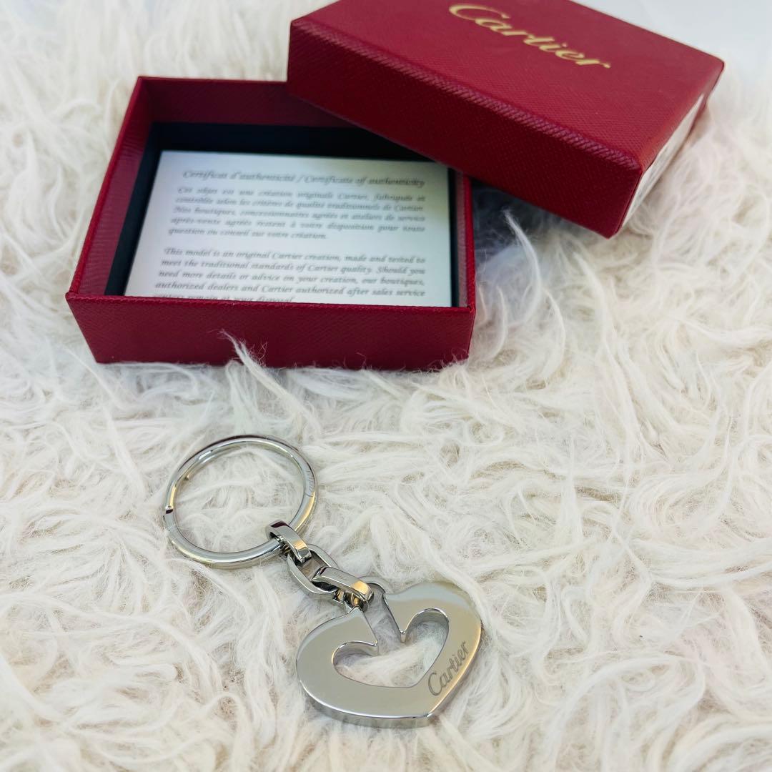 カルティエ ハート キーリング 箱・ギャランティ付
