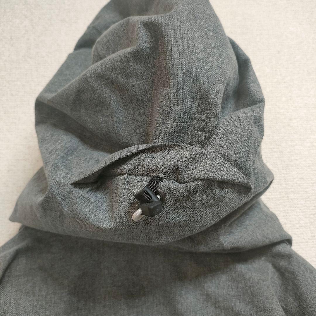 ノースフェイス　ハイベント メンズ　マウンテンパーカー　グレー　L 古着　刺繍