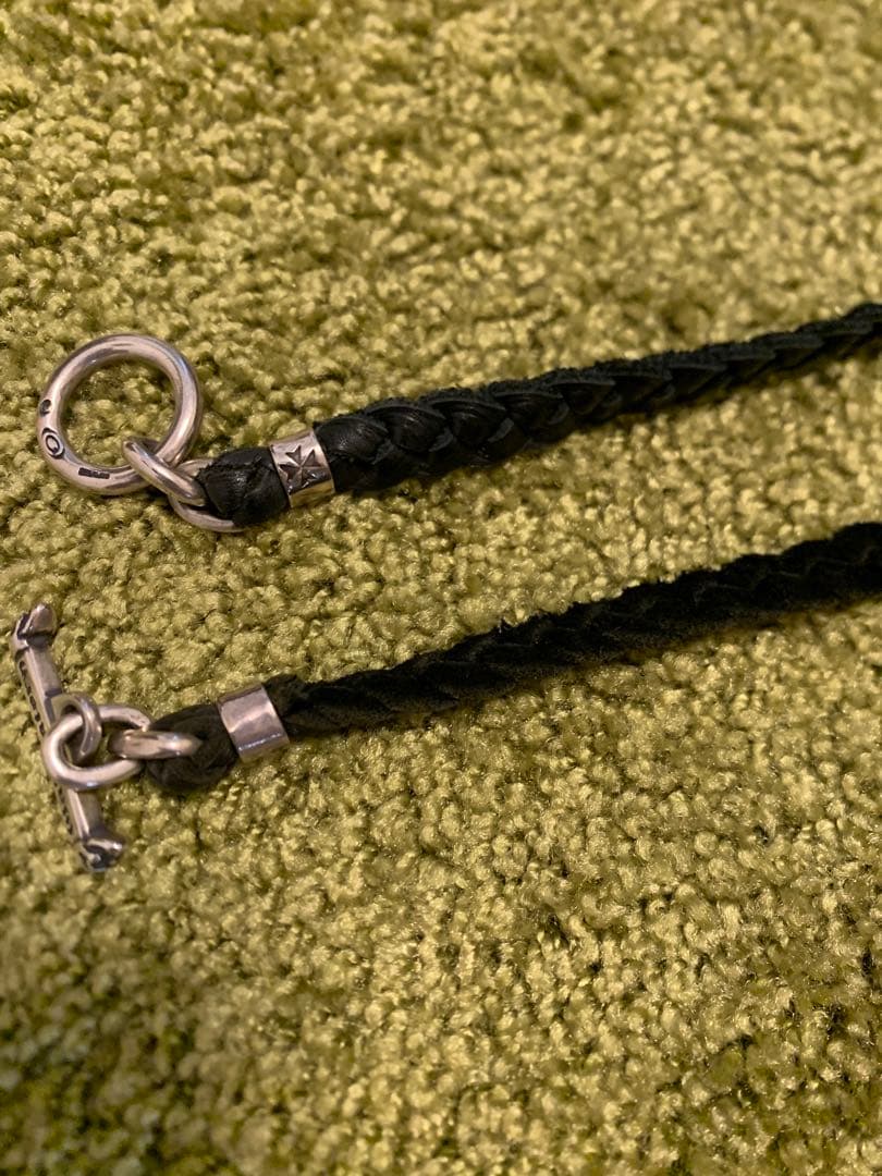 Gaboratory ガボラトリー レザーネックレス 20リング Tバー 正規品