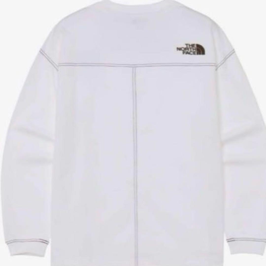 新品未使用　韓国正規 ノースフェイス　ESSENTIAL TEE ホワイト　S