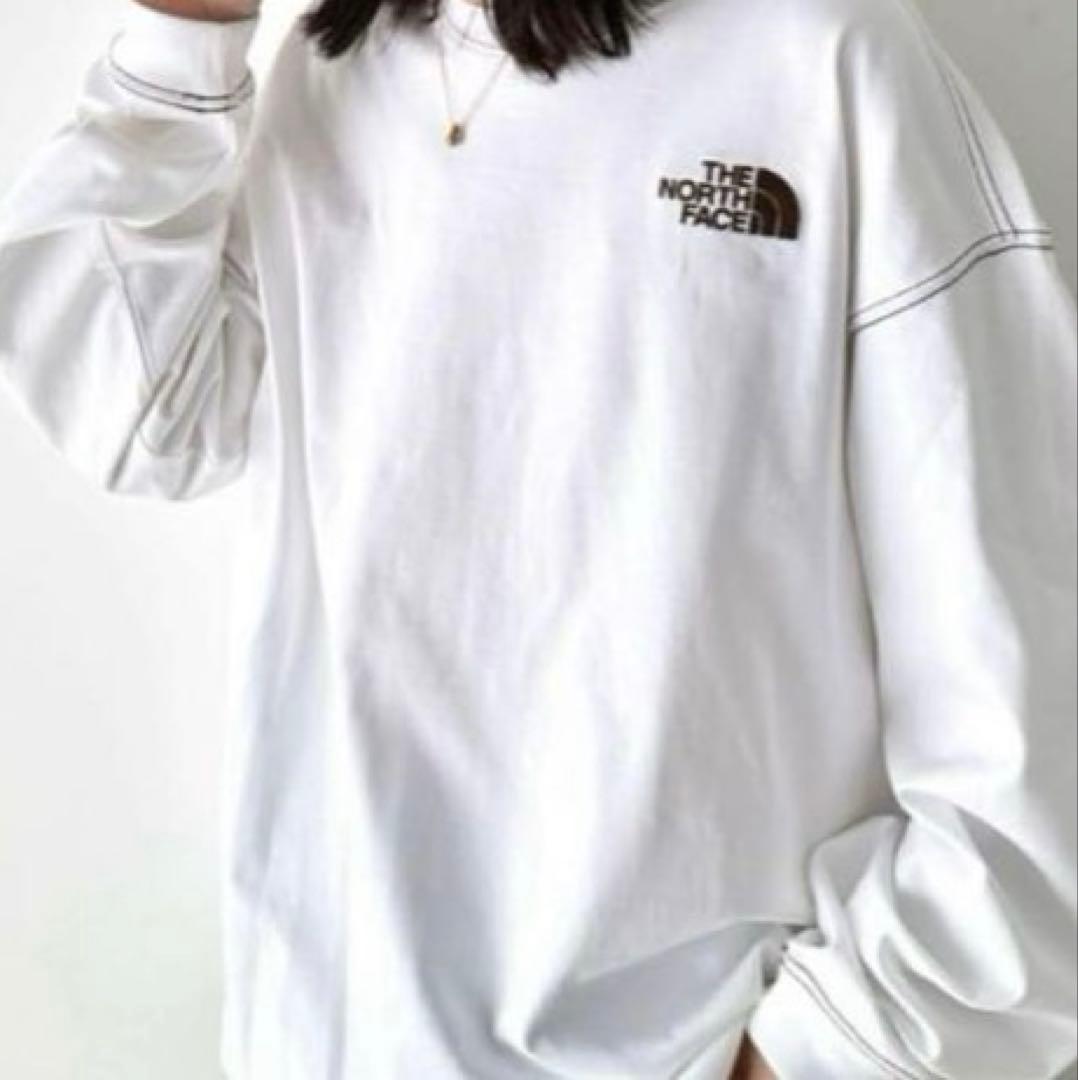 新品未使用　韓国正規 ノースフェイス　ESSENTIAL TEE ホワイト　S