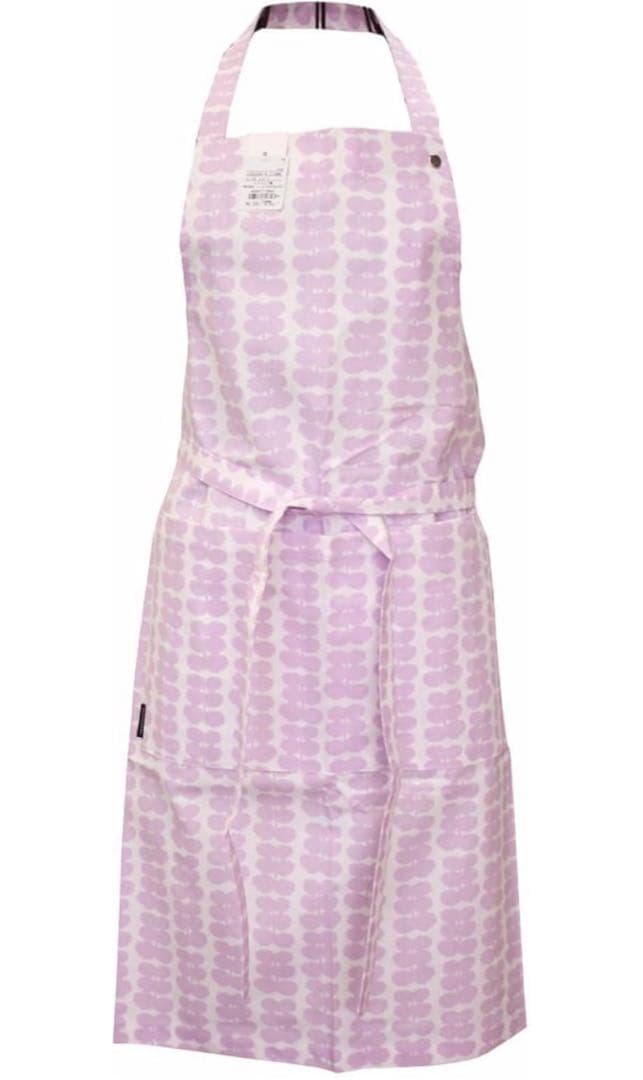 マリメッコ　ROOPERTTI エプロン ピンク