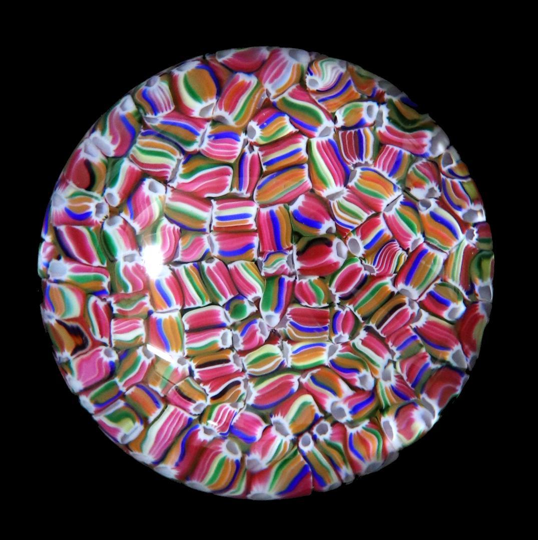 オールド・バカラ 激レア ミルフィオリ ペーパーウェイト ヴィンテージ 限定廃版