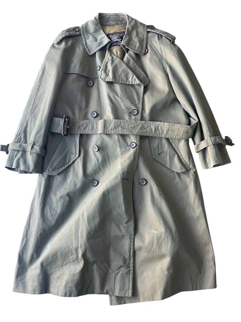 7*5様 Burberry's バーバリー　一枚袖トレンチコート 玉虫色　60s
