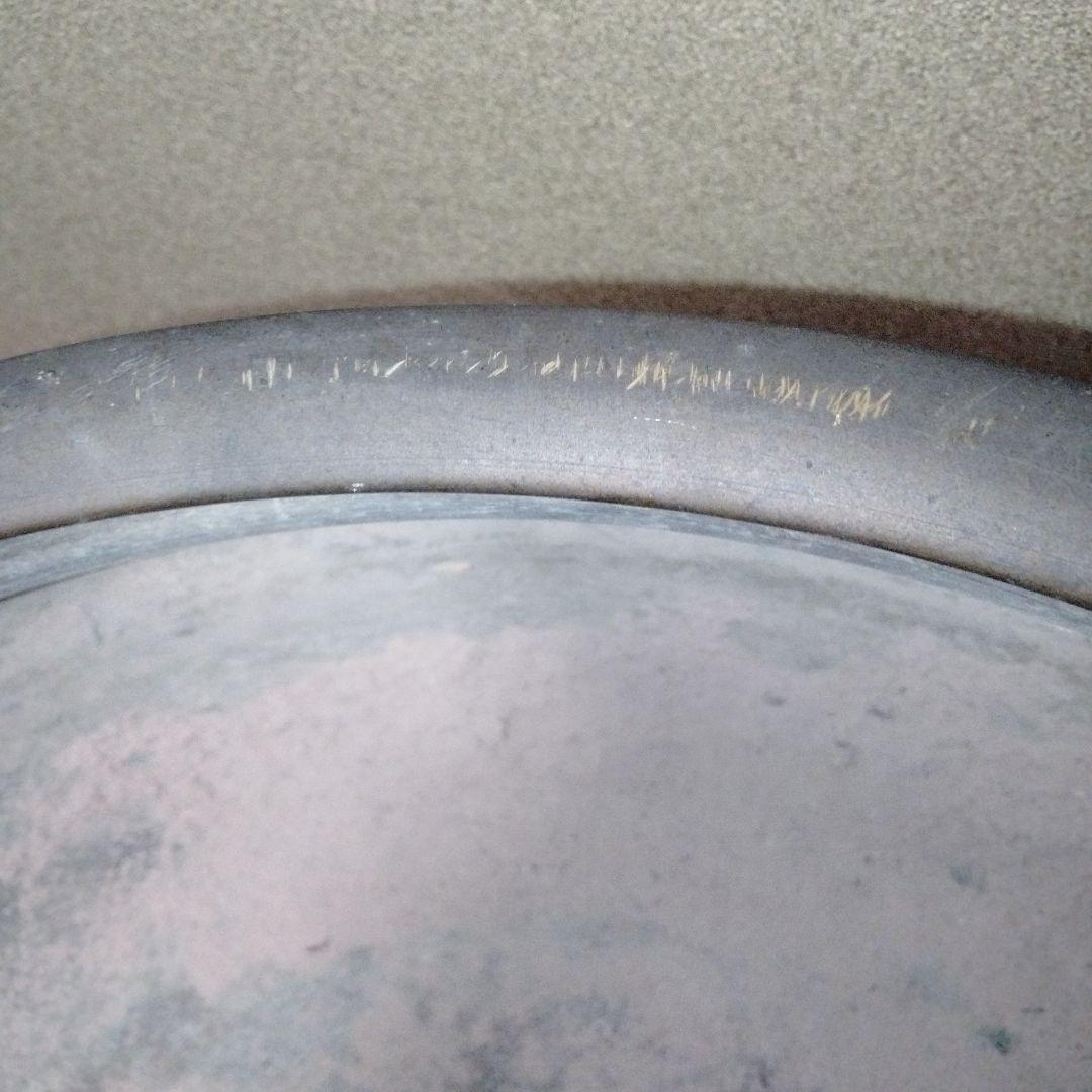 火鉢 彫刻風景デザイン　特大サイズ　レトロ　ヴィンテージ　骨董