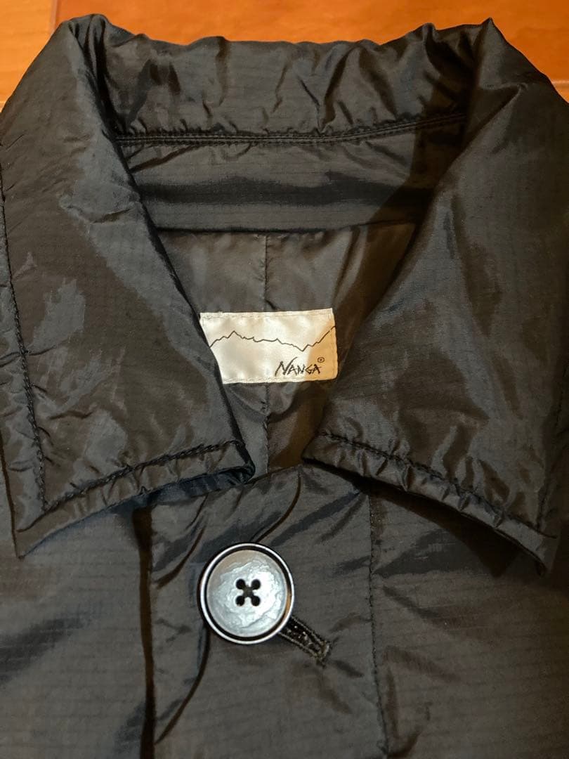美品　ナンガNANGA BAL COLLAR COATダウンコート L