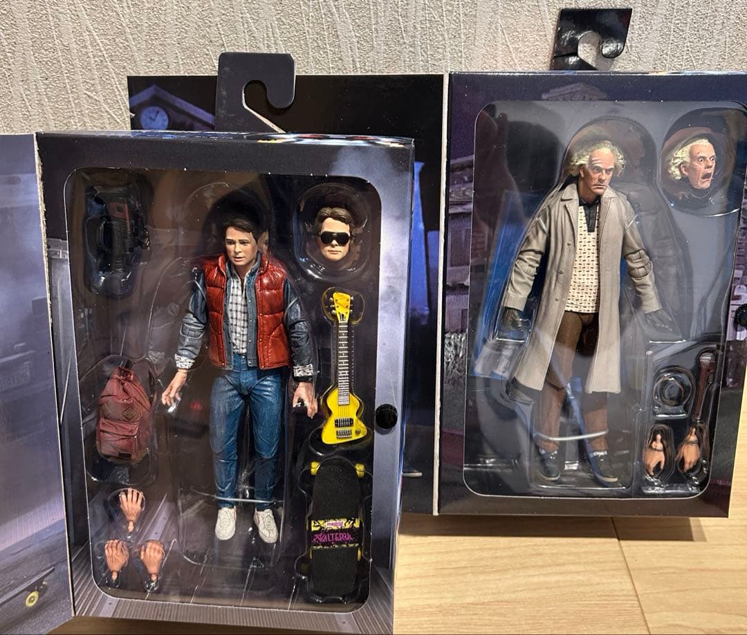 【未開封】NECA バック・トゥ・ザ・フューチャー　マーティ&ドク　セット