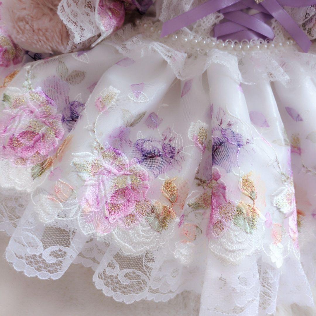 リーナベルコスチューム　Sサイズ用　金糸のキラキラホワイトコスチューム　1462