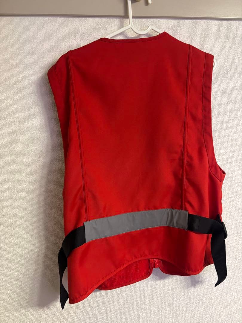 ヘロンプレストン赤いポケット付きライフジャケット