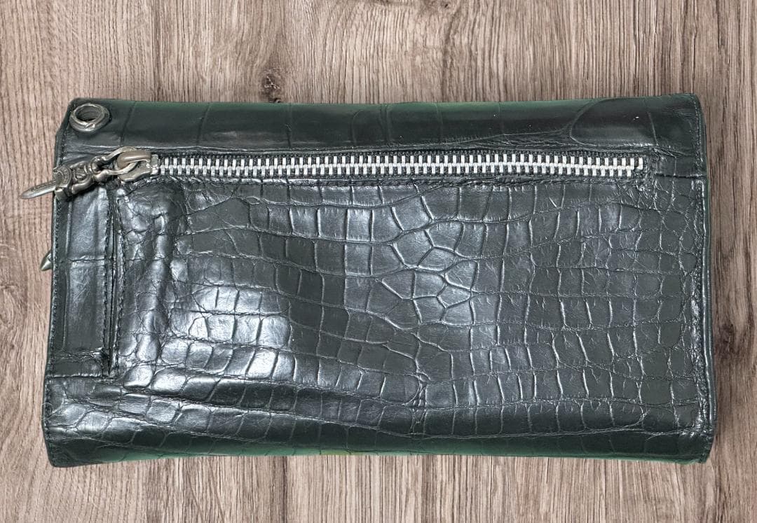 かなてぃんクロムハーツ　アリゲーター　ウェーブウォレット