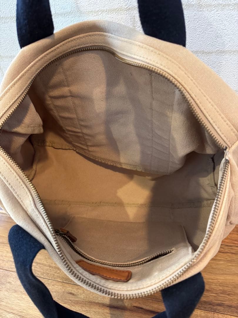 【レア】RALPH LAUREN ビッグポニー ミニボストン　ベージュ