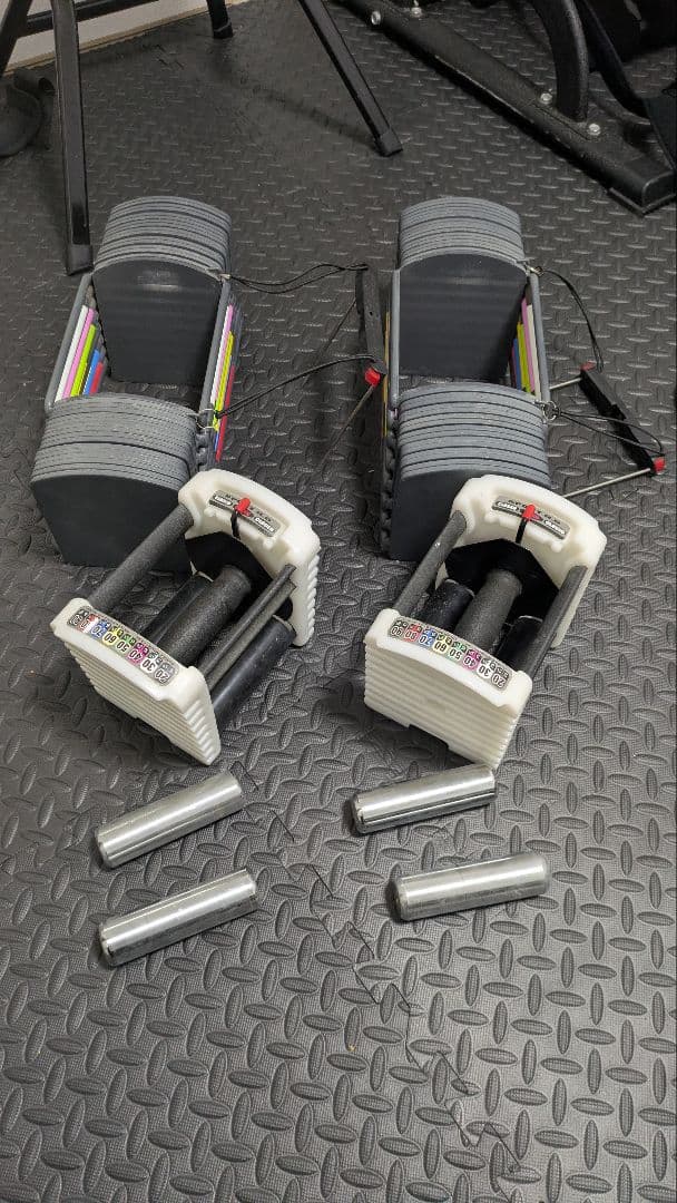 【引き取り限定】可変式ダンベル2個セット(約7〜40kg) topfilm