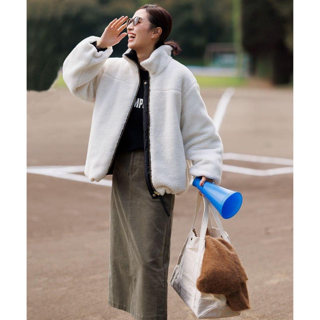 TAION×UNFILO　タイオン アンフィーロ　リバーシブルボアダウン L