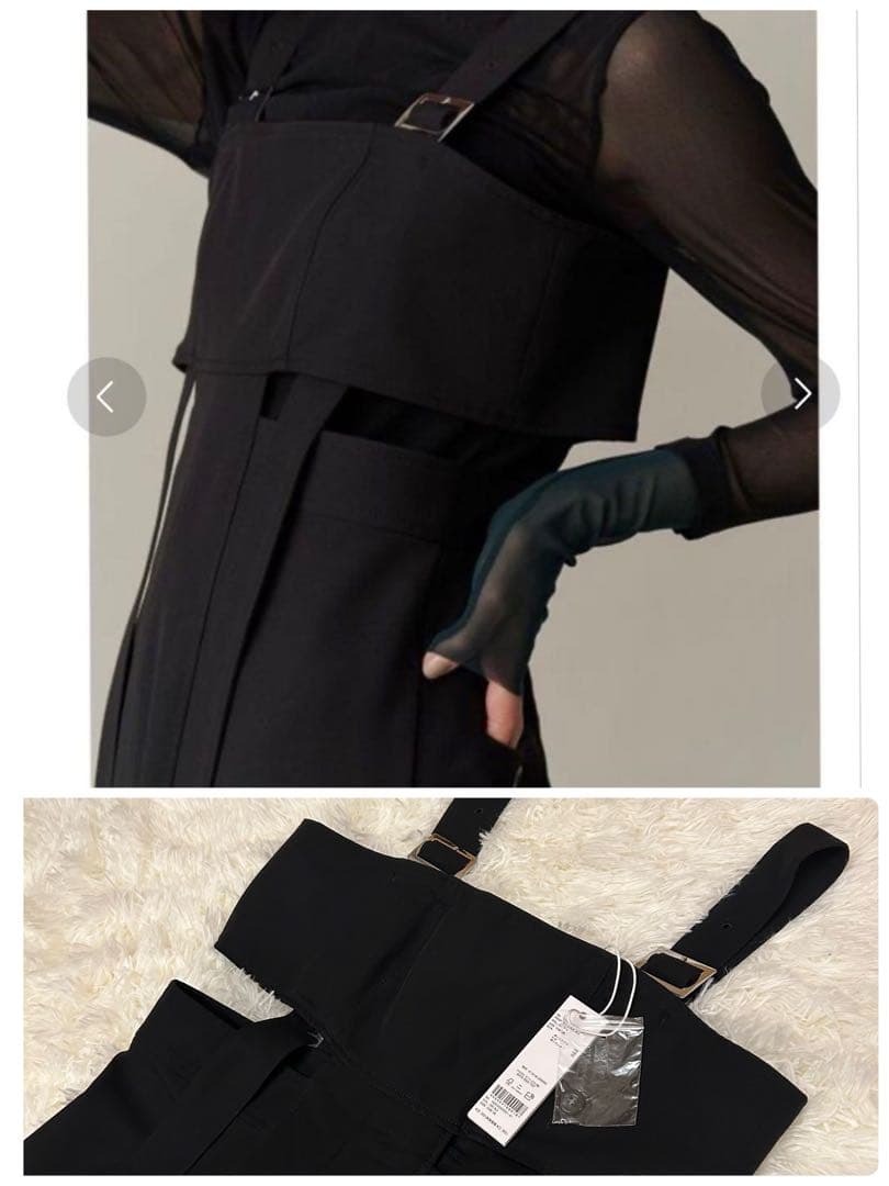 未使用タグ付⭐️25年3月完売　UN3D.　サロペット　オーバーオール　オールイン