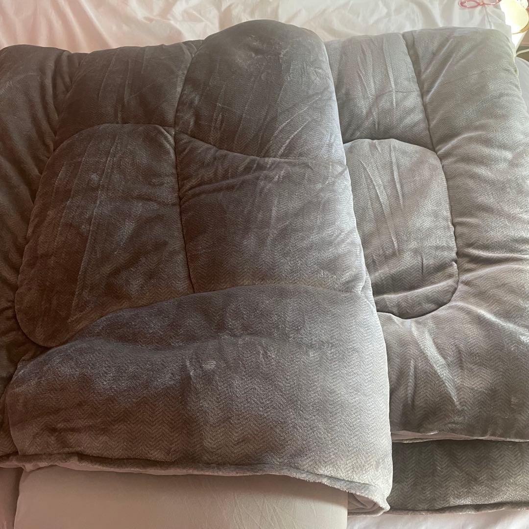 ニトリ カバーのいらない両面掛けふとん150x210cm 2枚セット ほぼ新品