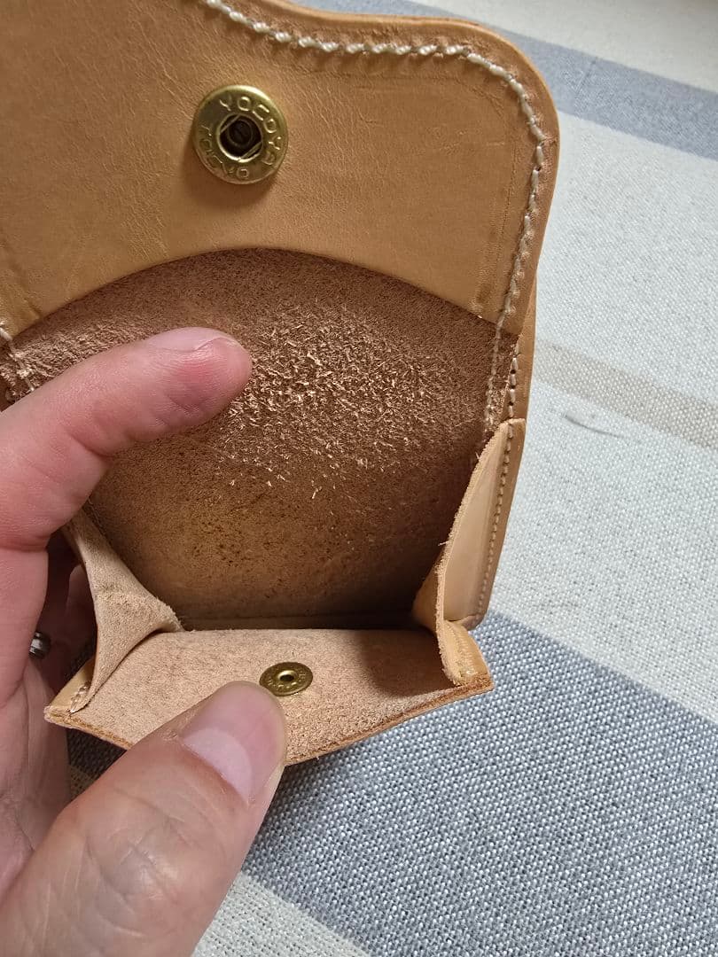 【ほぼ未使用】革蛸　 台形ショートワレット（セカンドタイプ）２４時間以内発送可能