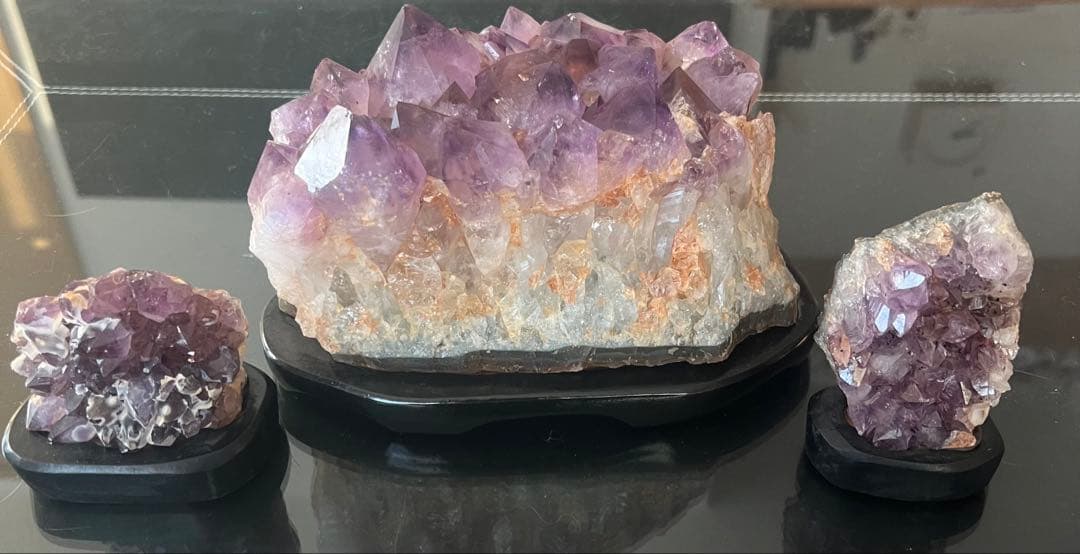 アメジスト　クラスター 原石 天然石 パワーストーン 開運 浄化