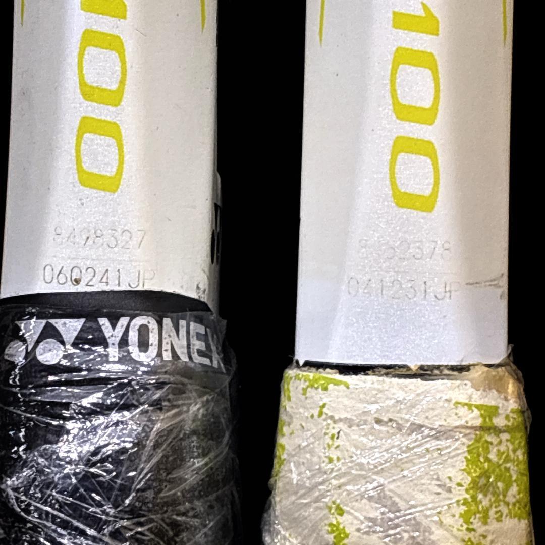YONEX EZONE Ai100 ヨネックス　硬式テニスラケット 2本セット