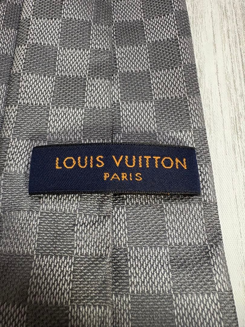 限定値下】極美品 LOUIS VUITTON ルイヴィトン ネクタイ ダミエ 8