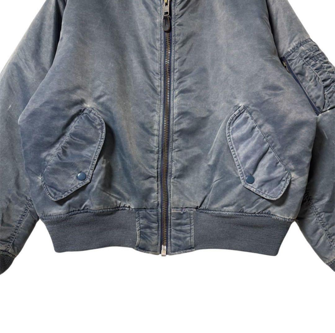 80s OLD UNIQLO MA-1 フライトジャケット ユニクロ 緑タグ