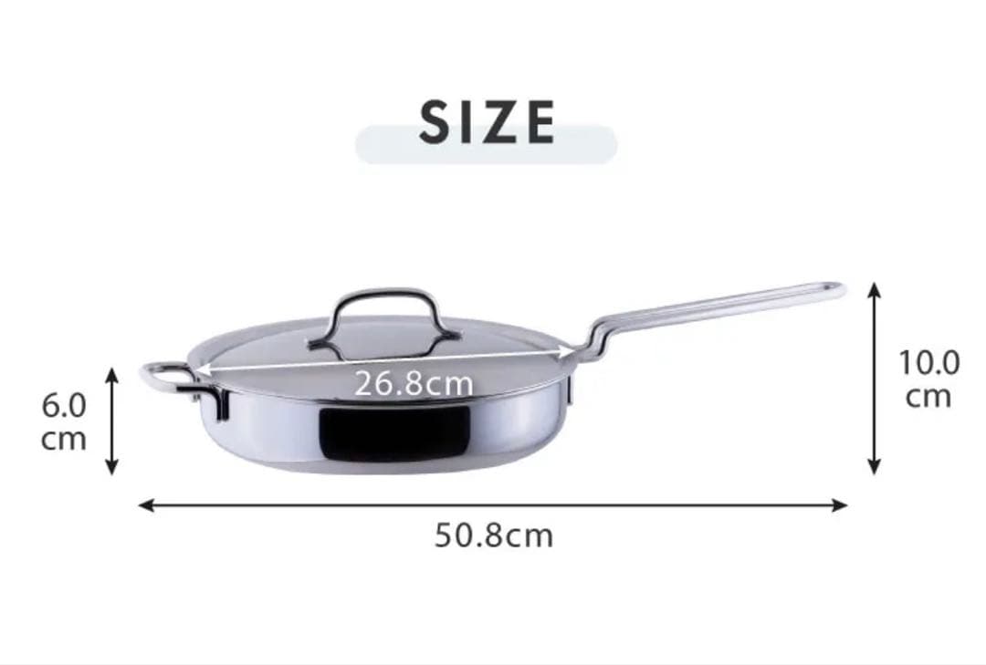 未使用　25cm ジオ・プロダクト ソテーパン GEO-25ST 宮崎製作所