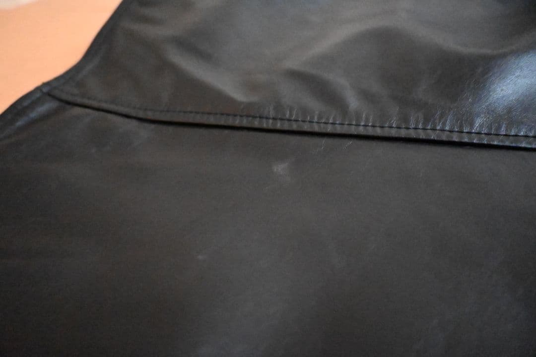 レザージャケット　カウハイド　ブレーキマンコート　カーコート　Mサイズ