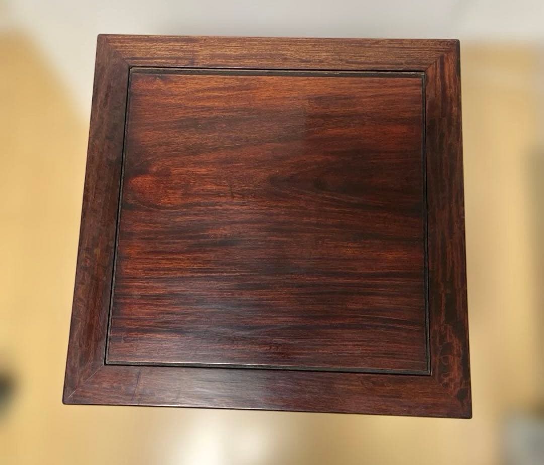 【美品】唐木家具 蛇腹扉•収納付ミニチェスト ヴィンテージ