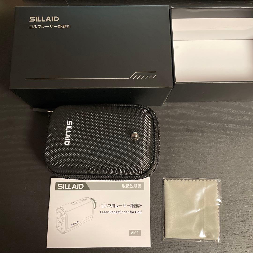 レーザー距離計　SILLAID VM1 LCD ブラウン　3点間距離測定　ゴルフ