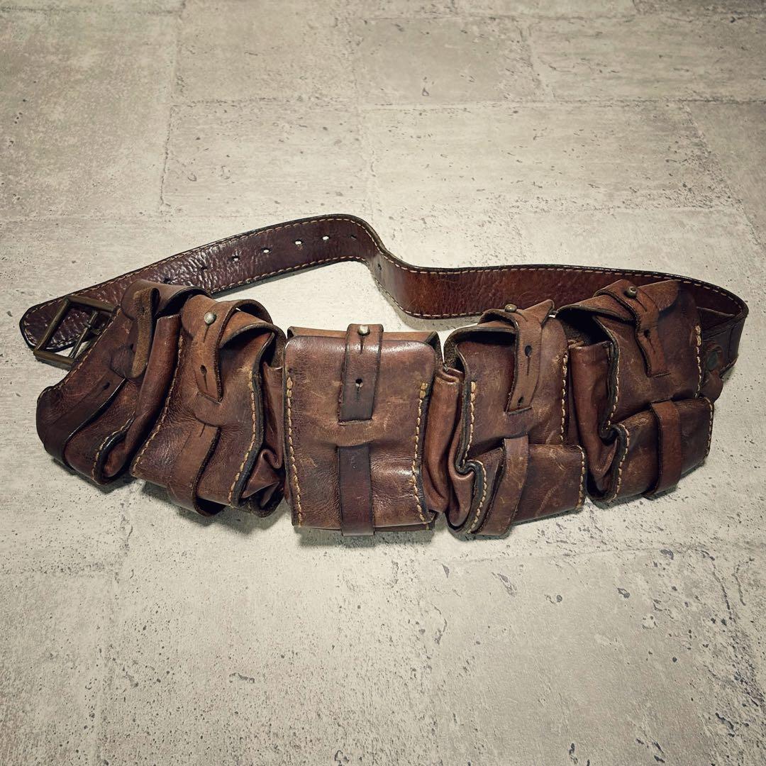 vintage 1914〜1919年 大戦 5連 カオスポーチ バンダリア