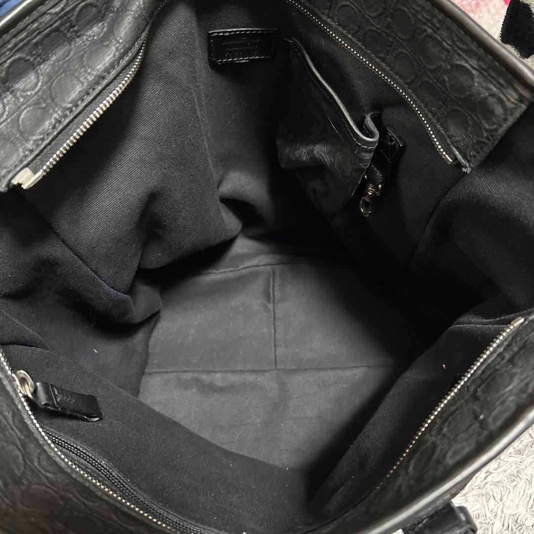 サルバトーレフェラガモトートバッグショルダーバッグ2wayレザー本革ガンチーニ