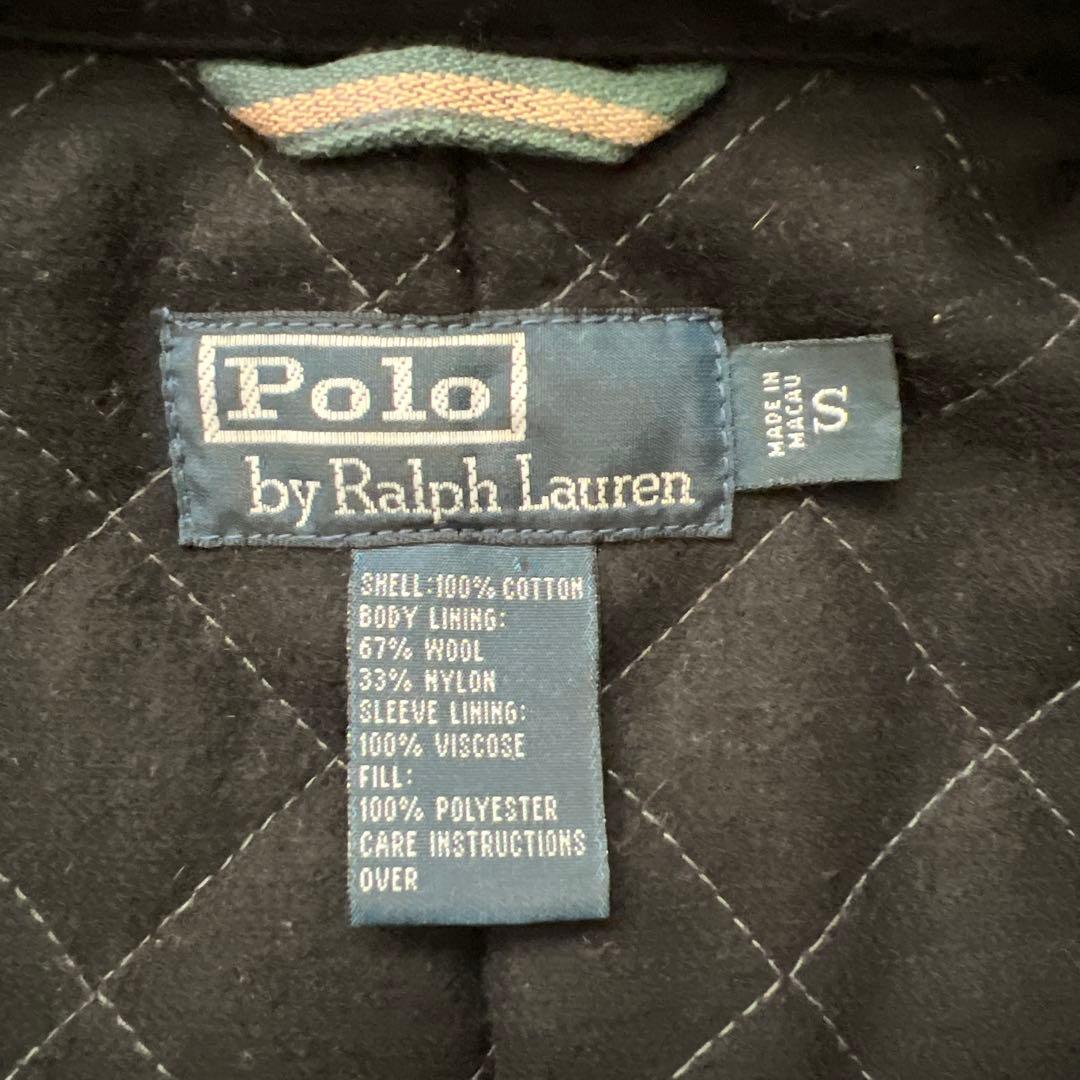 ポロバイラルフローレン　チェック柄　オイルジャケット　ハンティングジャケット　S