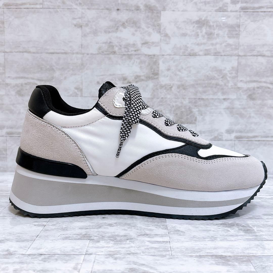 新品✨SCOTCLUB 厚底 ウェッジソール スニーカー ダッドスニーカー 37