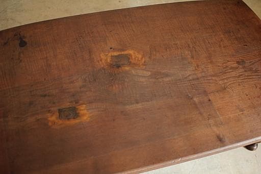 味のある木製の折り畳みテーブル　ちゃぶ台