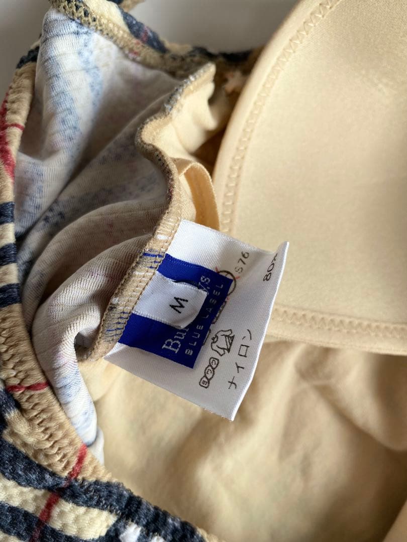 バーバリー BURBERRY ブルーラベル ノバチェック ワンピース水着