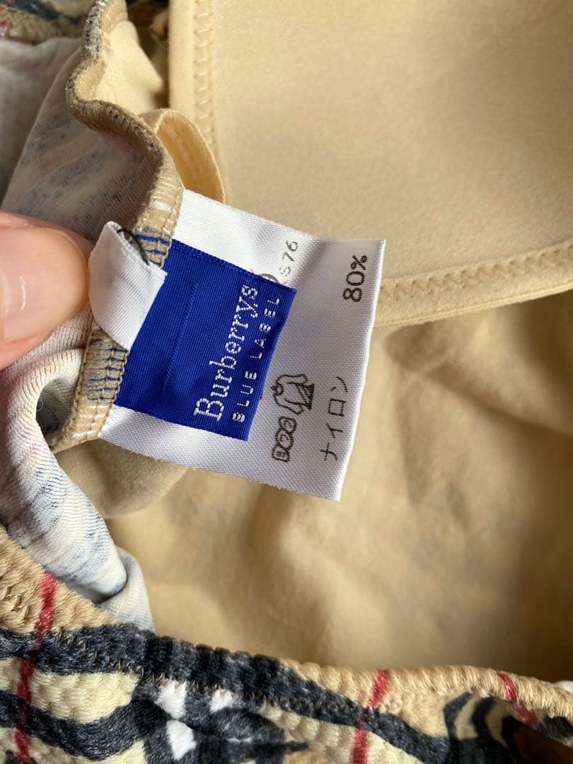 バーバリー BURBERRY ブルーラベル ノバチェック ワンピース水着