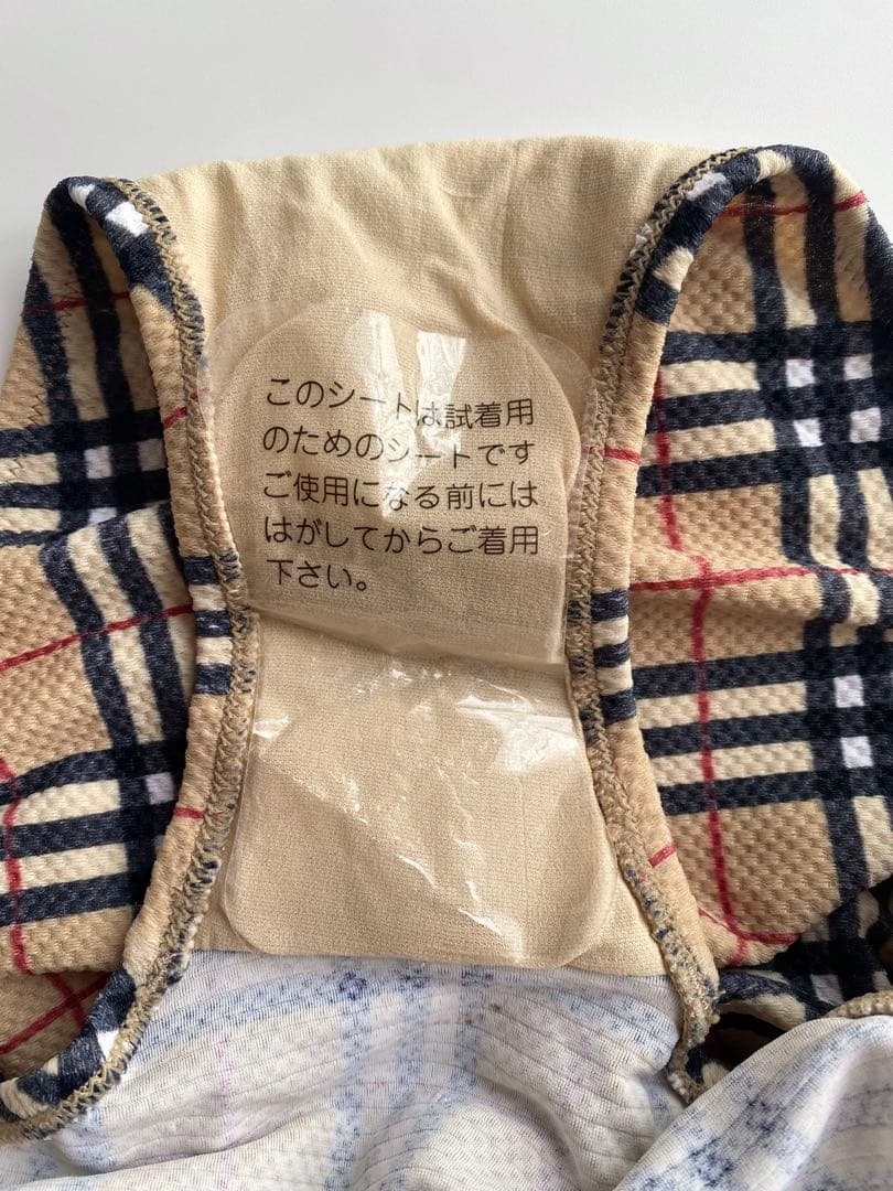 バーバリー BURBERRY ブルーラベル ノバチェック ワンピース水着