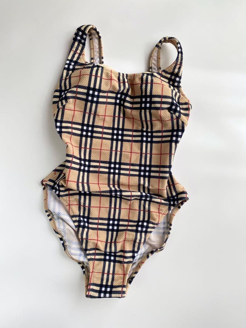 バーバリー BURBERRY ブルーラベル ノバチェック ワンピース水着