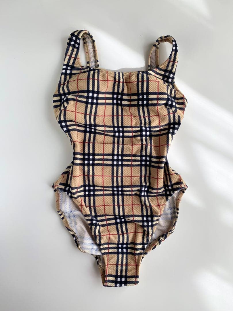 バーバリー BURBERRY ブルーラベル ノバチェック ワンピース水着