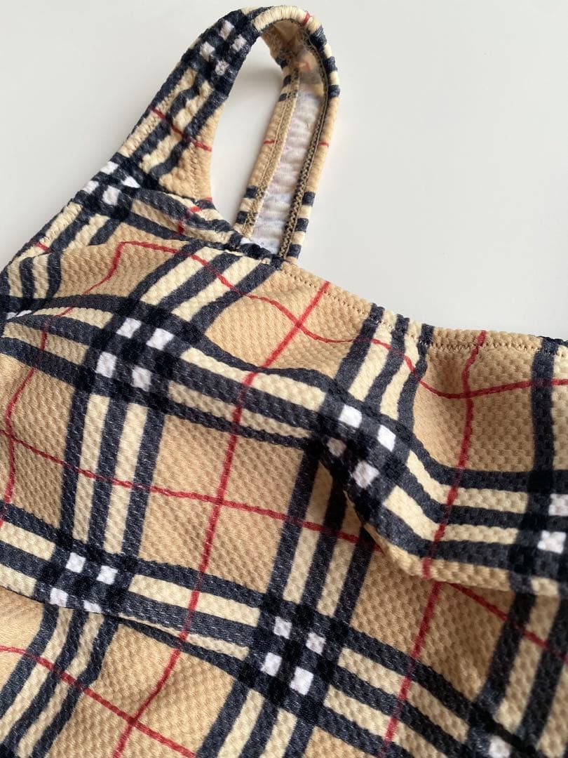 バーバリー BURBERRY ブルーラベル ノバチェック ワンピース水着