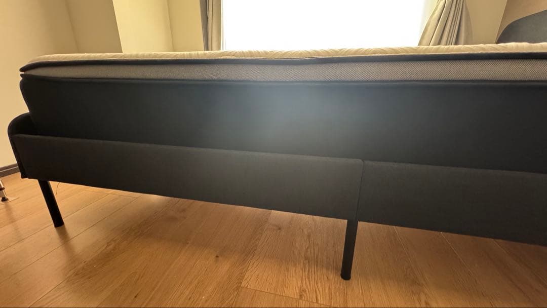 ‼️2月7日までの出品‼️IKEA SLATTUM ダブルベッドフレーム&マットレス