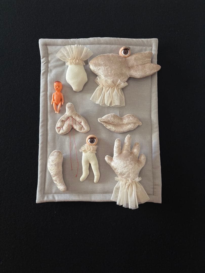 ファブリックアート　アッシュペーフランス　あちゃちゅむ　個性派　お好きな方に