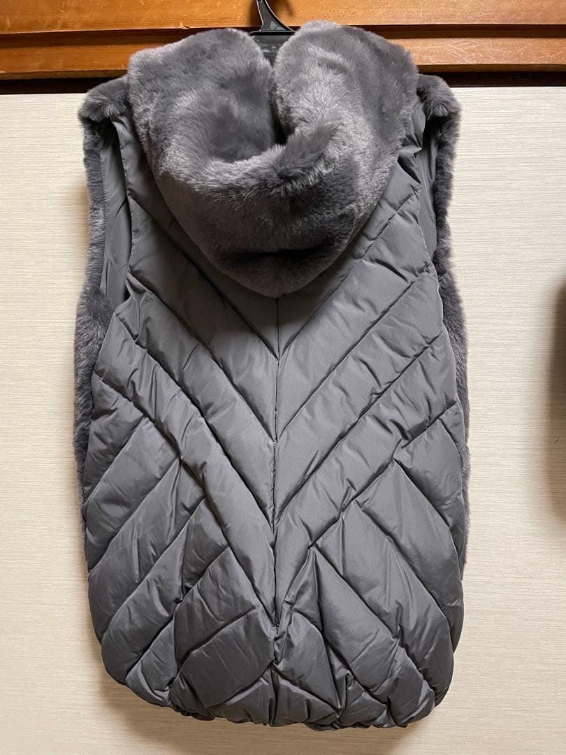 JぇJぇJぇ　MARECHAL TERRE ファーキルティングダウンベスト