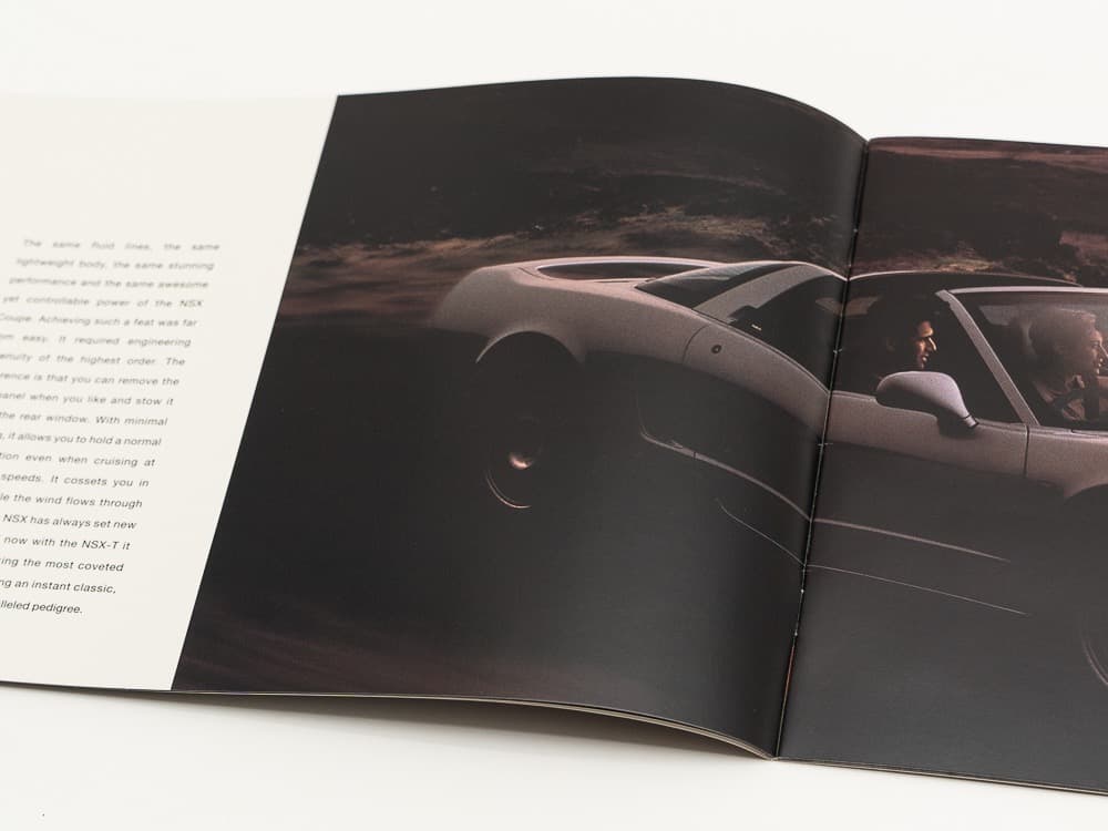 ホンダ NSX NA1 UK版 カタログ