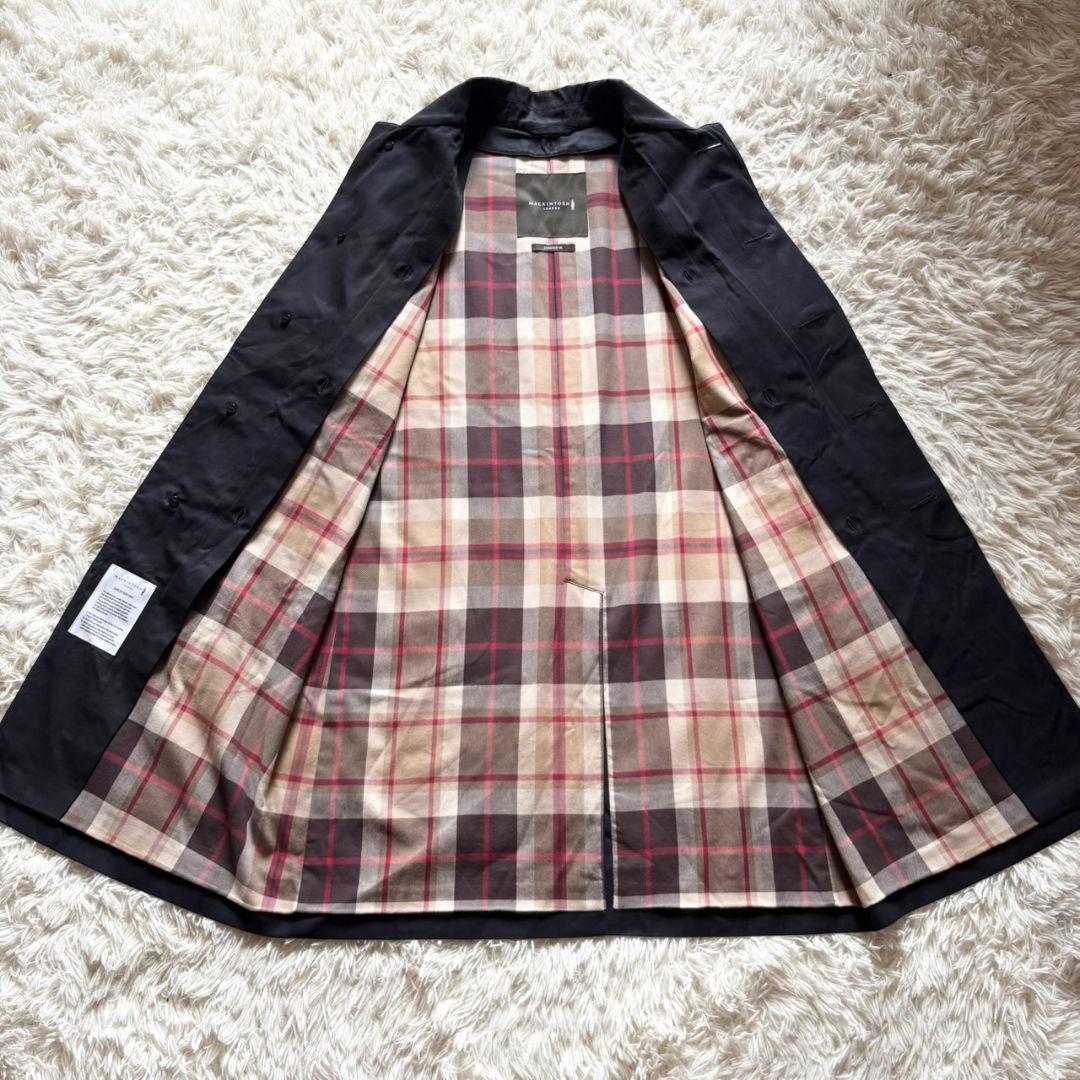 極美品 マッキントッシュ ロンドン ステンカラーコート ダンケルド ライナー付き