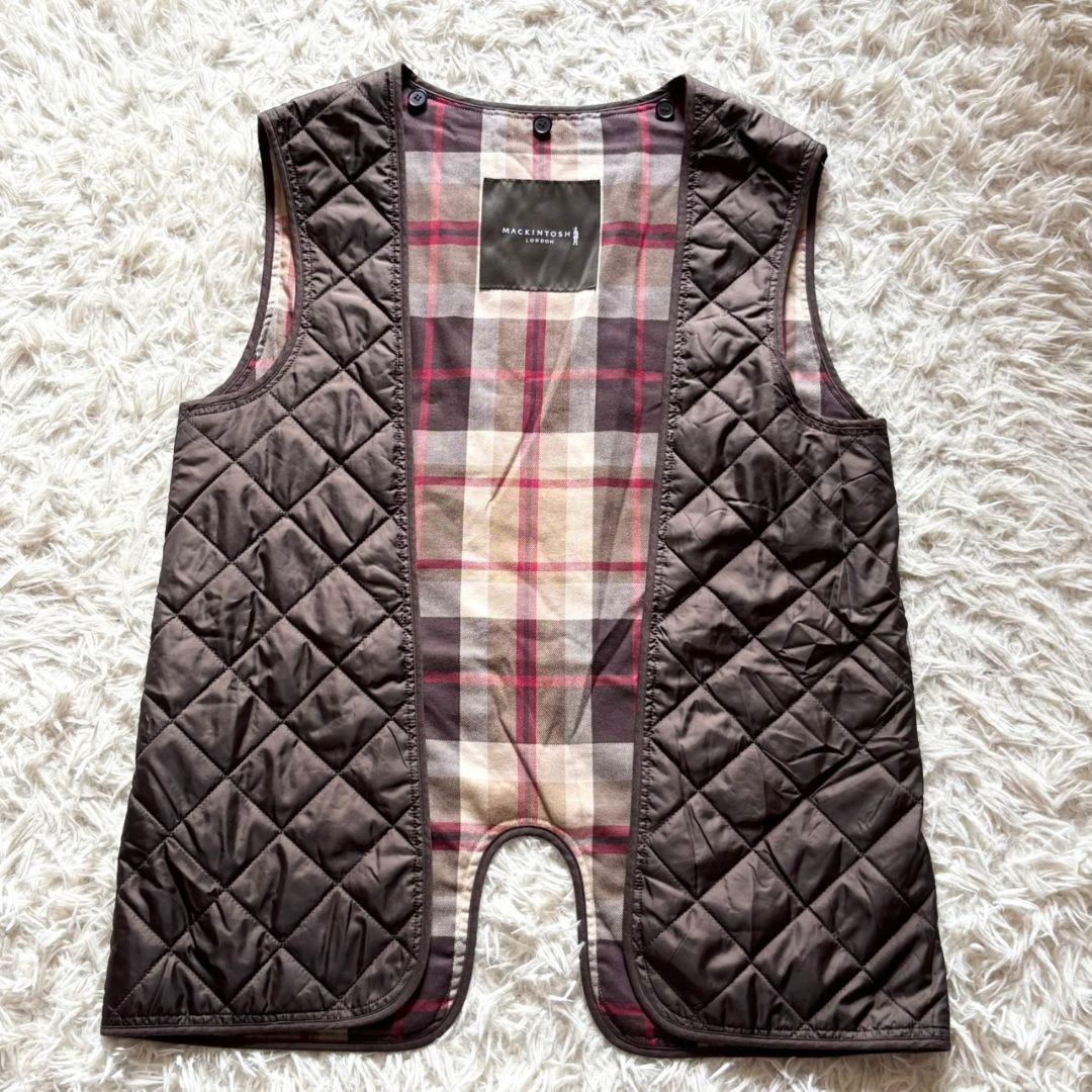 極美品 マッキントッシュ ロンドン ステンカラーコート ダンケルド ライナー付き