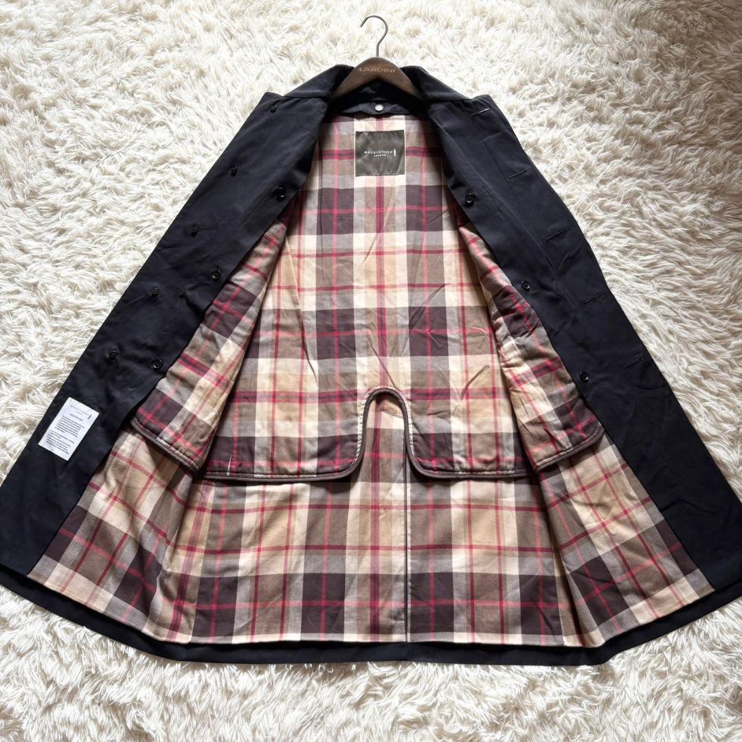 極美品 マッキントッシュ ロンドン ステンカラーコート ダンケルド ライナー付き