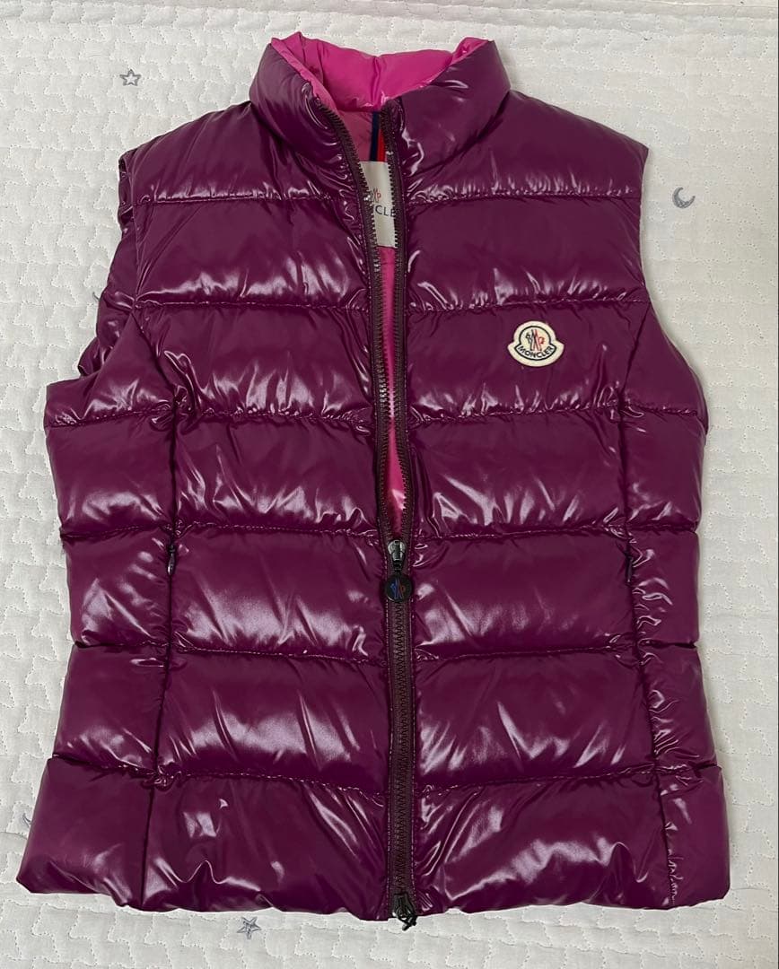 【未使用品】MONCLER モンクレール ワインレッド GHANY ダウンベスト