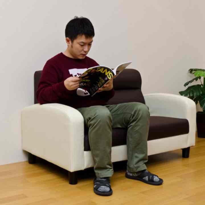 ツートンソファー