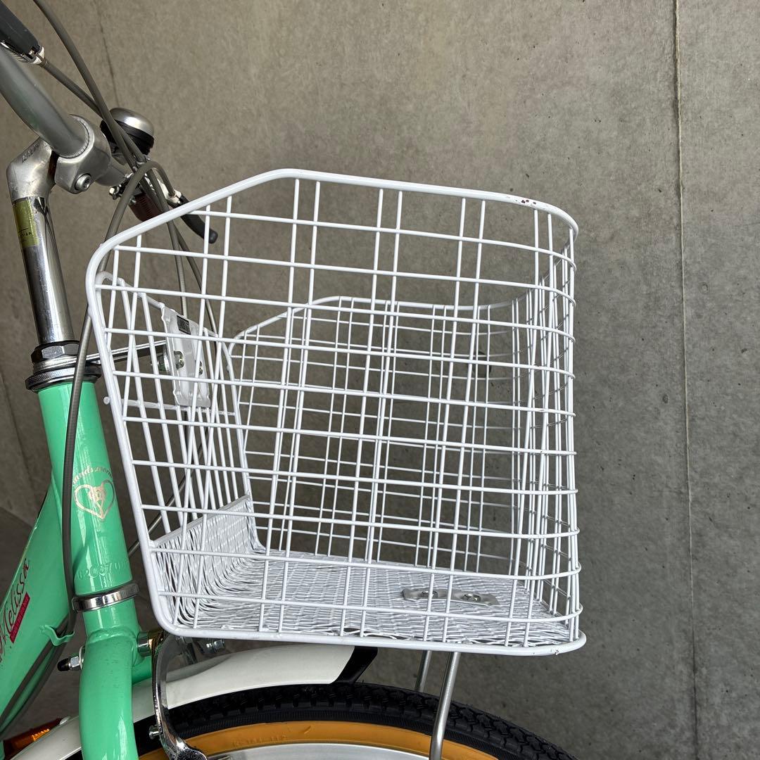 子供用自転車 女の子 メリッサ 24インチ シマノ6段変速 折りたたみ自転車