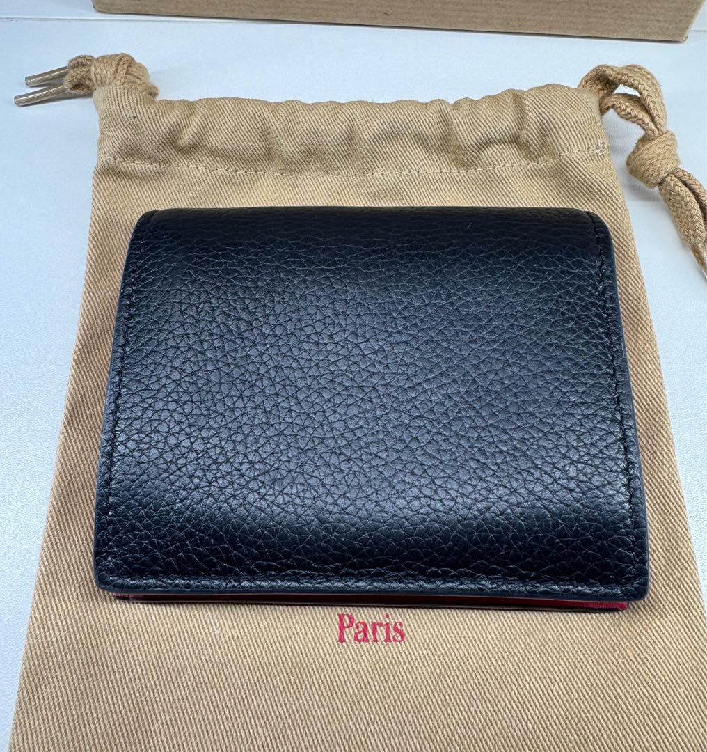 クリスチャンルブタン　ラバー コンパクトウォレット 二つ折り財布